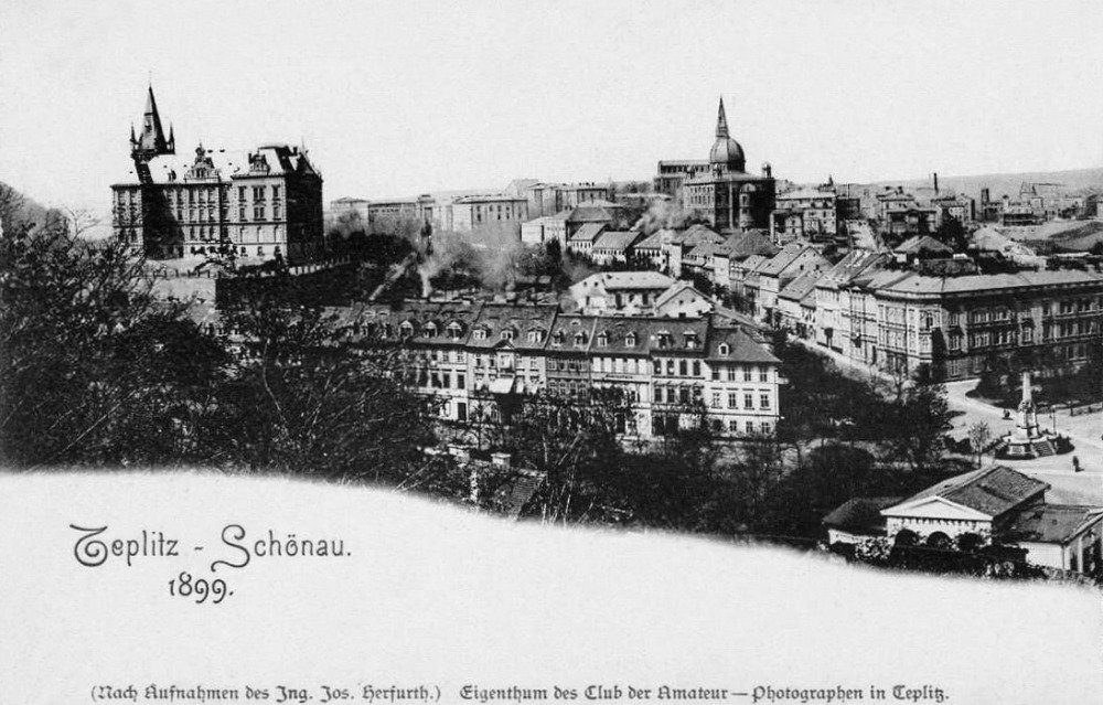 Teplice, Lípová ulice 1899